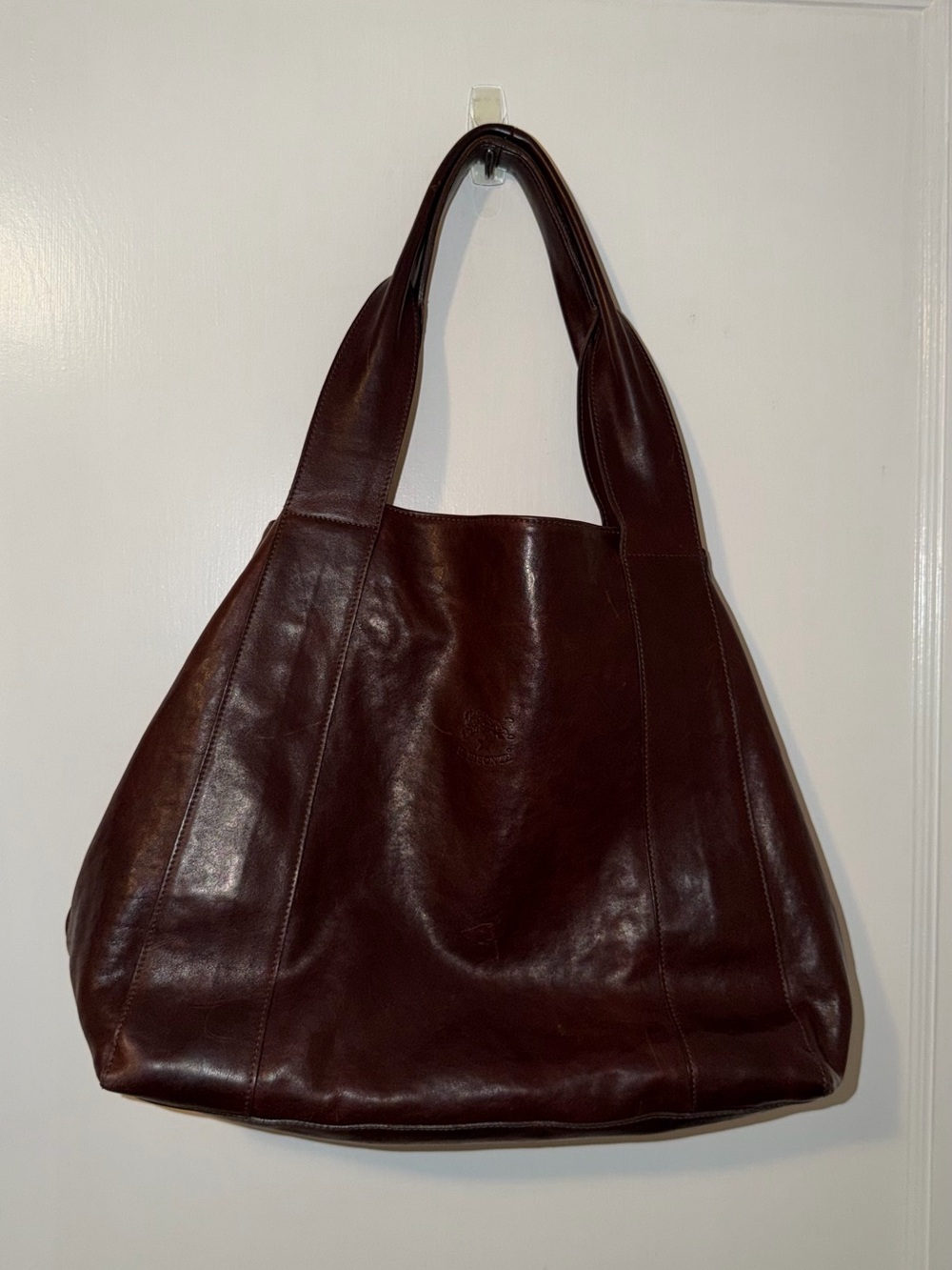 IL BISONTE BEAUTIFUL LEATHER BAG Pristine - Picture 2 of 7